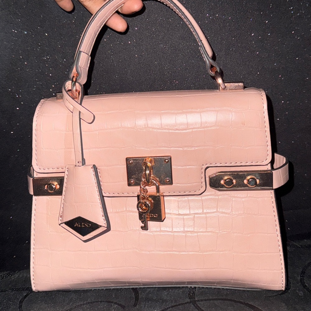Pink blush Aldo mini bag